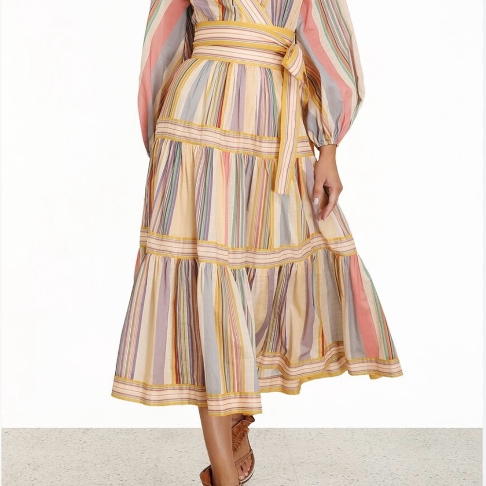 Zimmerman Cotton Maxi Multi Color Skirt